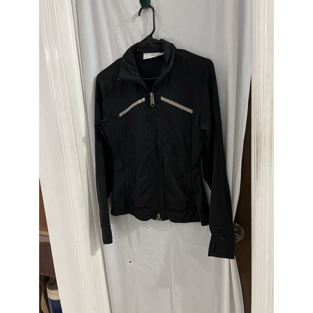 Adidas by Stella McCartney Track Jacket Womens S Black Full Zip As Is Flaw